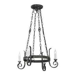 Люстра кованная Розаnoff RS153/4,4xE27 60Вт D40*H80см