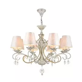 Люстра Maytoni Elegant ARM004-06-W 6хE14х40W Белый с Золотом