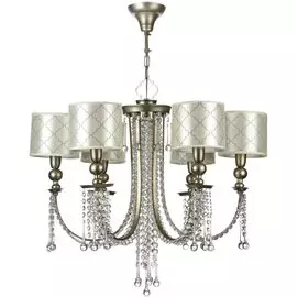 Люстра Maytoni H018-PL-06-NG Серебро Антик 6хE14х40W