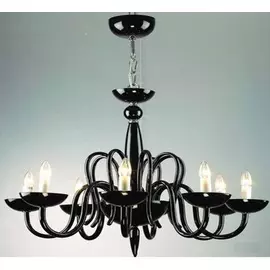 Люстра подвесная Catic 4006/8 -белое стекло