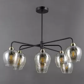 Люстра подвесная Elvan 39750-8хе14-blcl