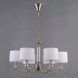 Люстра подвесная Elvan бронза 39464-6хе14-brwh