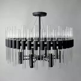Люстра подвесная Elvan черная39234-8хе14-blcl