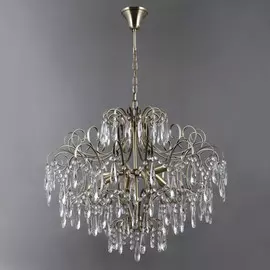 Люстра подвесная Elvan хром бронза 33473-6хе14-br