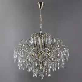 Люстра подвесная Elvan хром бронза 33473-8хе14-br