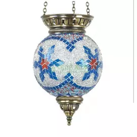 Люстра подвесная Exotic Мозаика 0834 синяя