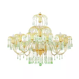 Люстра подвесная Florex international сер./зол. 1406/L12.ORO L.PERIDOT