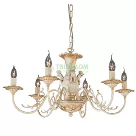 Люстра подвесная La Lampada Lam L 1202/6 Bronz Craquelet