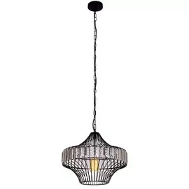 Люстра подвесная Lucia tucci черная 36х42