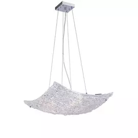Люстра подвесная Lucia tucci rumba 1071.4 15х50 прозрачное стекло