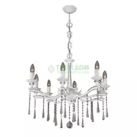 Люстра подвесная Ruggiu Lam L 160/4+4 White+Spectra