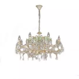 Люстра подвесная Ruggiu Rg 875/6 Ivory+Crystal