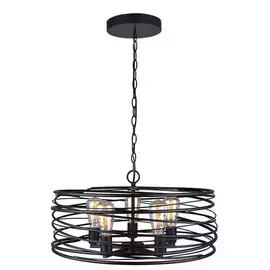 Люстра подвесная Toplight Carol TL1187H-05BK