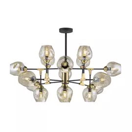 Люстра подвесная Veneto Luce 39179/16 SBK+AB