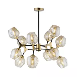 Люстра подвесная Veneto Luce 39300/12 MBK+AB