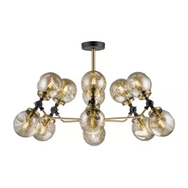 Люстра подвесная Veneto Luce 39306/12 MBK+AB