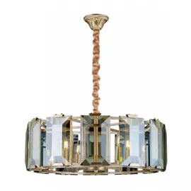 Люстра подвесная Veneto Luce 8622/6C GD+SIL+CGN