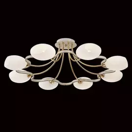 Люстра потолочная Citilux ОКТАВА Октава белый+золото (CL131183)