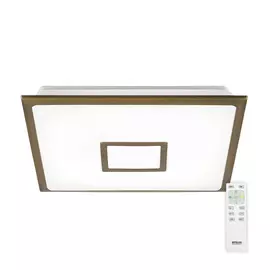 Люстра потолочная светодиодная с пультом Citilux Старлайт R бронза CL70353R