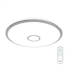 Люстра потолочная светодиодная с пультом Citilux Старлайт R хром CL703100R