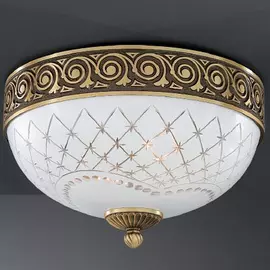 Люстра Reccagni Angelo pl.7002/2 классика потолочная