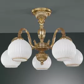 Люстра Reccagni Angelo pl.9320/5 классика потолочная