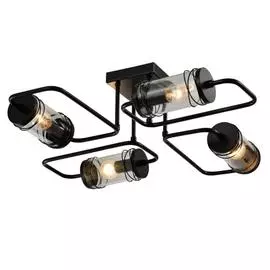 Люстра Rivoli Akanta P4 Черный 4хE14 40W