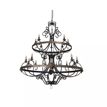 Люстра Розаnoff rs121/12+8 лиона 20xе14 60вт