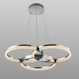 Люстра светодиодная подвесная Elvan LU00150-6-CHR-4000K