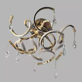 Люстра светодиодная потолочная Elvan LU00097-52-GLD