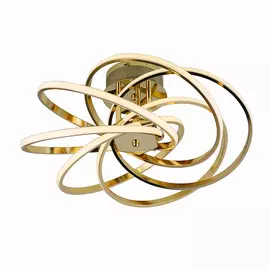 Люстра светодиодная потолочная Elvan LU00124-8-GLD