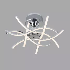 Люстра светодиодная потолочная Elvan LU00126-6-CHR