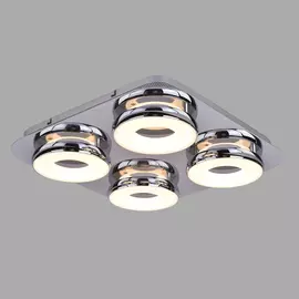 Люстра светодиодная потолочная Elvan LU00151-5-CHR-4000K