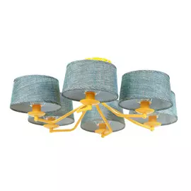 Люстра Светпромъ 14696 гобелен синий е14