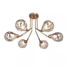 Люстра V4870-8/6PL 6хЕ14 макс. 40Вт