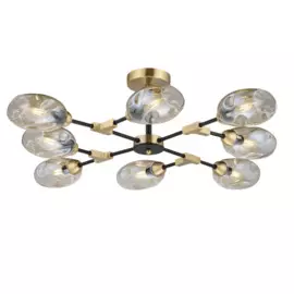 Люстра VL VL39297.8 MBK+AB