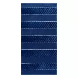 Махровое полотенце Cleanelly Esteta синее 50х100 см