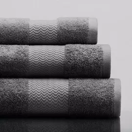 Махровое полотенце Sofi De Marko Charlie антрацит 50х90 см