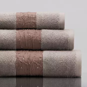 Махровое полотенце Sofi De Marko Molly бежевое 70х140 см