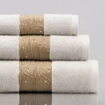 Махровое полотенце Sofi De Marko Molly кремовое 100х150 см