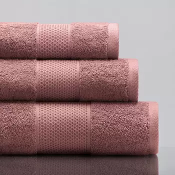 Махровое полотенце Sofi De Marko Oliver пепел роза 50х90 см