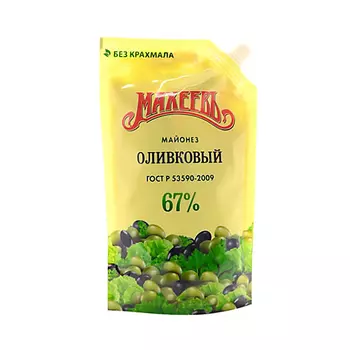 Майонез Махеевъ Оливковый 50,5% 400 мл