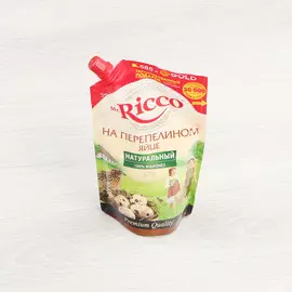 Майонез Mr.Ricco Organic перепелиное яйцо 67% 400 мл