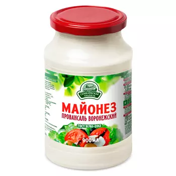 Майонез провансаль Семилукская трапеза Воронежский 51% 900 мл