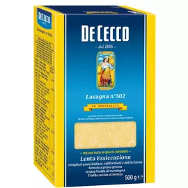 Макаронные изделия De Cecco лазанья №502, 500 г