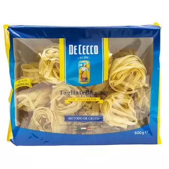 Макаронные изделия De Cecco Тальятелле №203 500 г