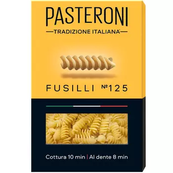 Макароны Pasteroni Спиральки №125 400г