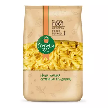 Макароны Семейный обед Спиральки №73 400г