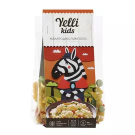 Макароны Yelli Kids Лимпопо с овощами 90 г