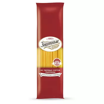 Макароны Знатные Букатини №10 400 г